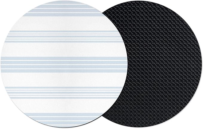 Horizontal Striped Coasters Set of 2, Absorbent Coasters