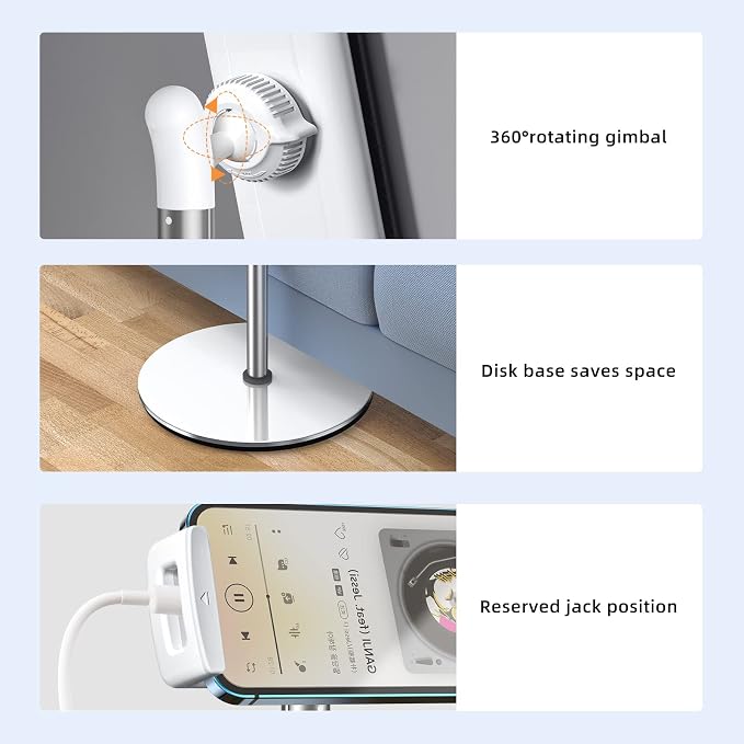 OATSBASF Heavy-Duty Tablet Floor Stand