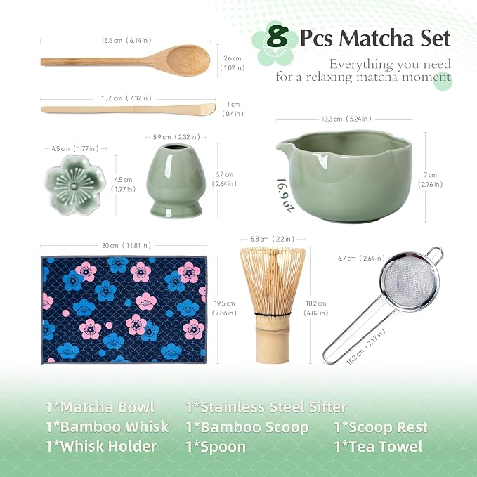 Matcha Set, Sifter and other Matcha Tools
