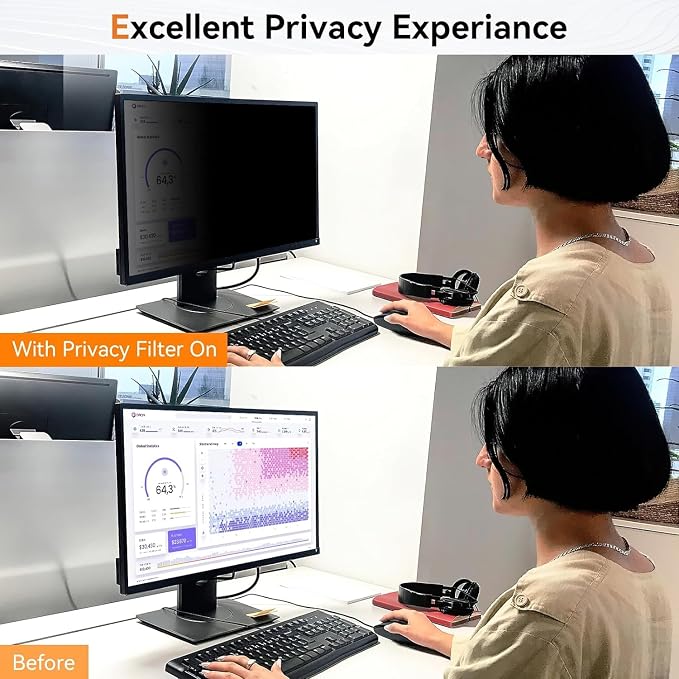 27 Inch 16:9 Computer Privacy Screen Filter