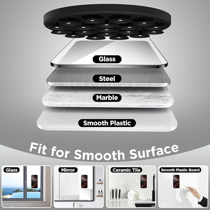 Magnetic Suction Cup Phone Mount