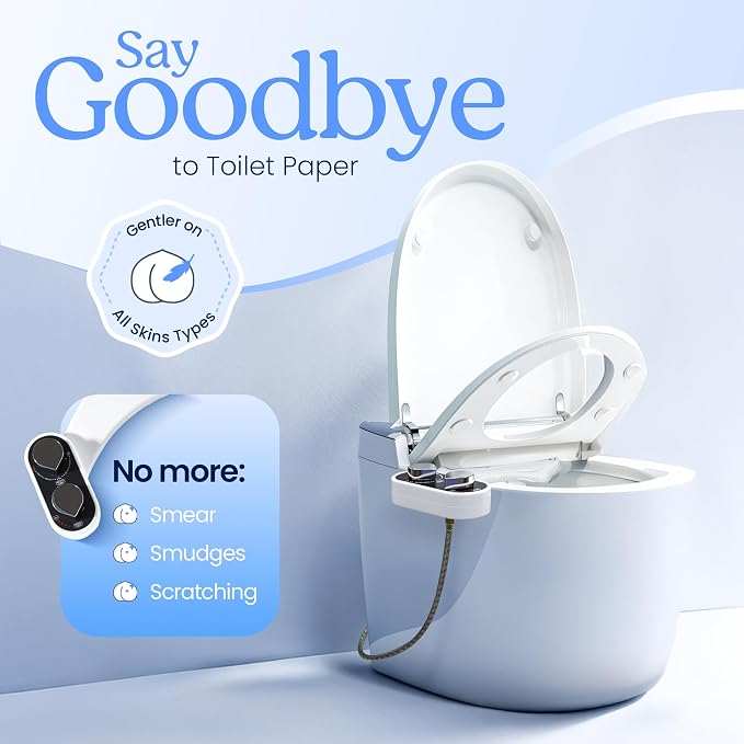 Bidet Attachment for Toilet Seat