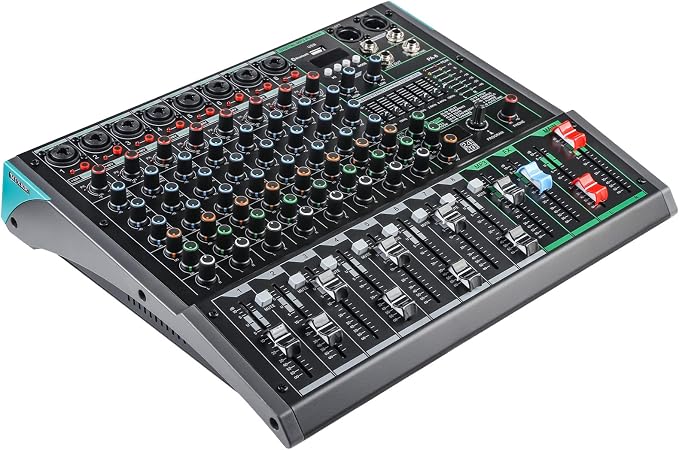 8 Channel Dj Mixer, Dj Board for Pa Stage systems
