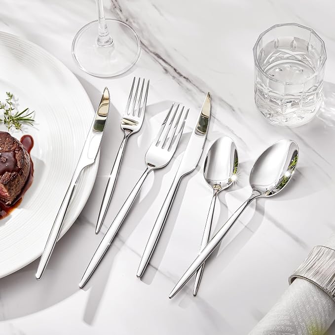 24 Piece Silverware Set for 4