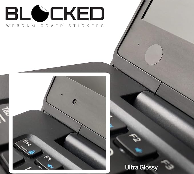 Webcam/Camera Vinyl Covers | 57 Low-Tack Reusable Webcam Sticker | 3-Sizes |