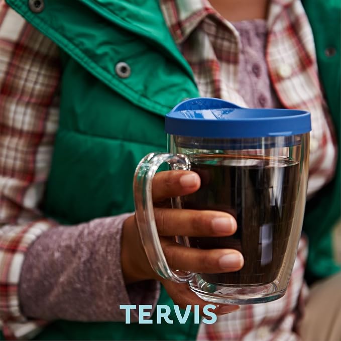 Tervis Clear & Colorful Tabletop Made in USA Double Walled Insulated Tumbler