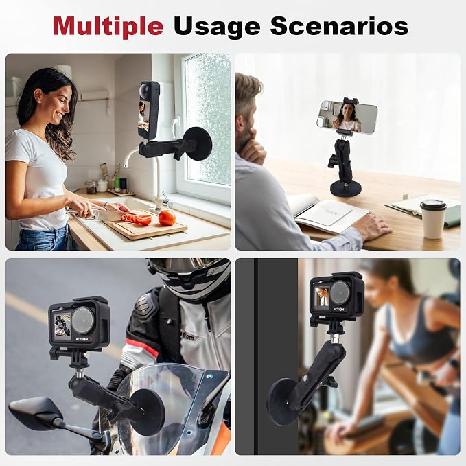 Magnetic Camera Mount for Action Camera, 12 Strong Magnet Base