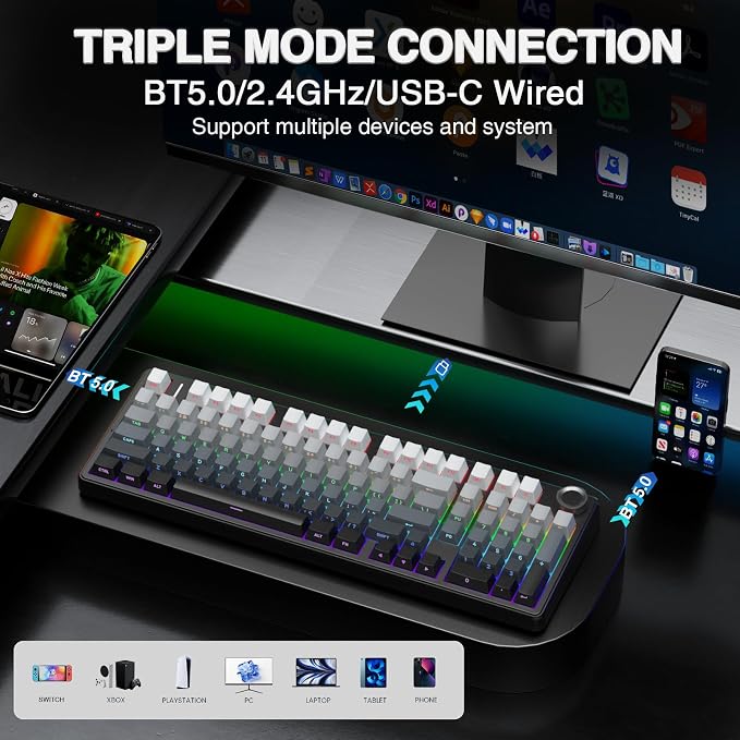 AULA F99 Pro Wireless Mechanical Keyboard
