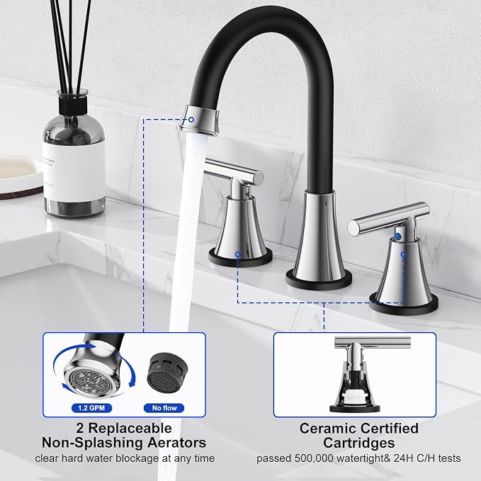 Bathroom Faucets for Sink 3 Hole