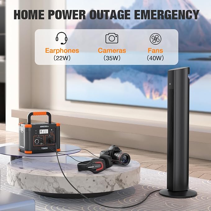 Portable Power Station 300W, GRECELL 230.88Wh Solar Generator