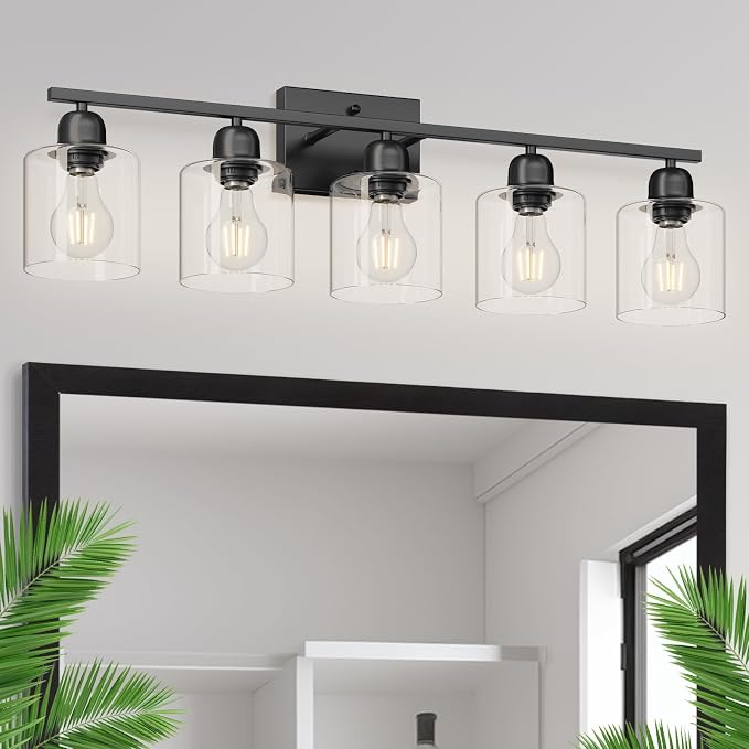 Modern 5 Light Bathroom Vanity Light