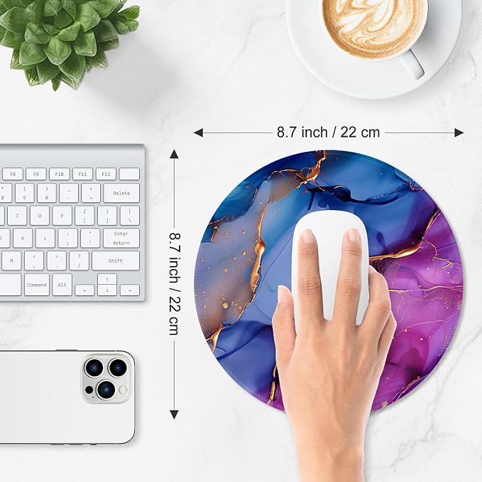 ITNRSIIET Mouse Pad Non-Slip Rubber Base Smooth Surface Stitched Edges