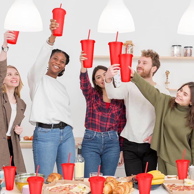 Hxezoc 16 Pieces Reusable Cups