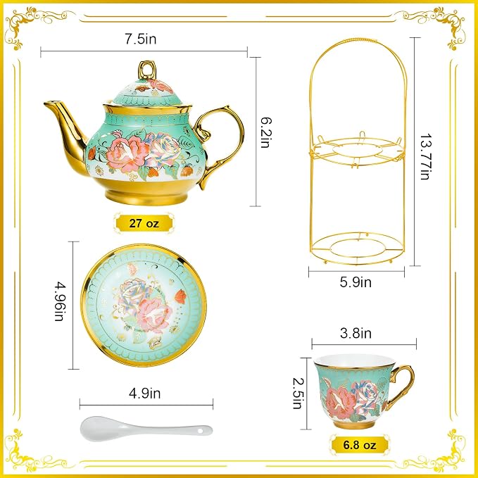 20 Pieces Porcelain Tea Set