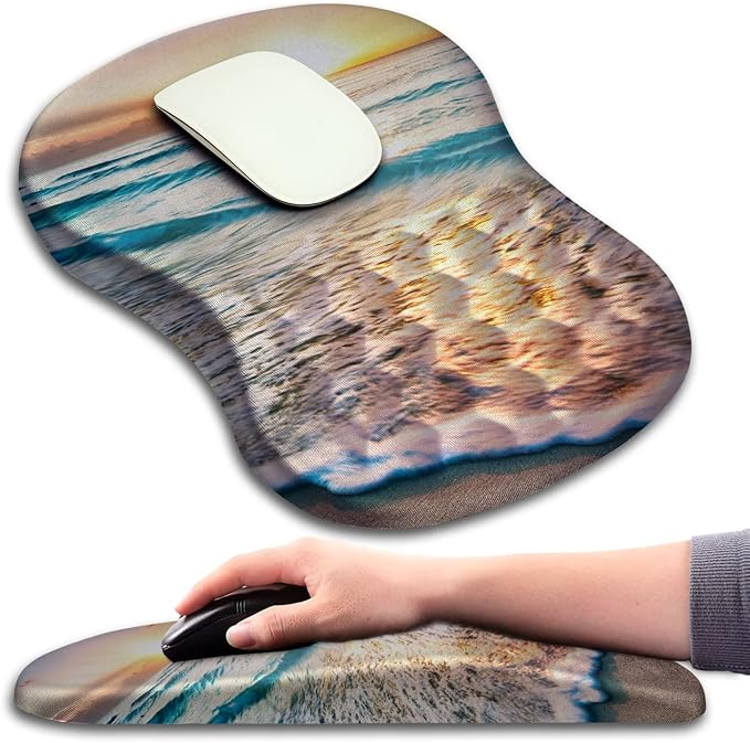 Mouse Pad Wrist Support, Ergonomic Mouse Pad