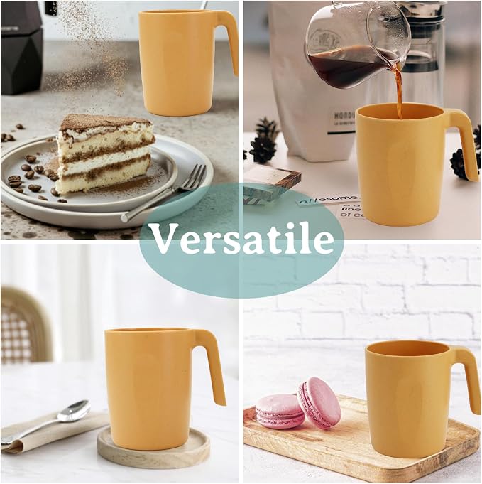 Wrova 16oz Wheat Straw Cups
