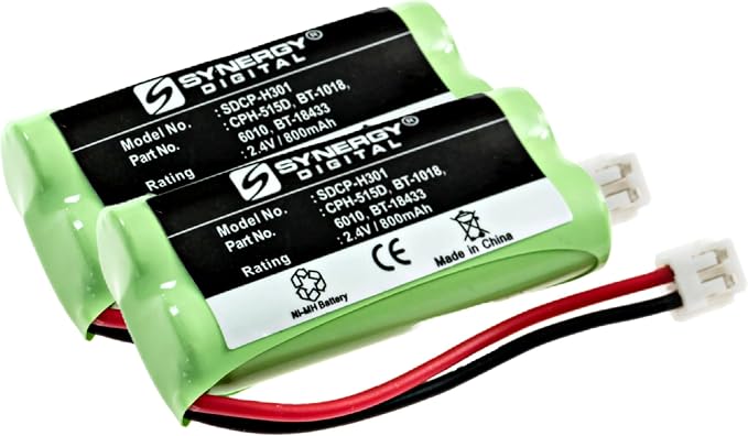 Synergy Digital Cordless Phone Battery, Compatible