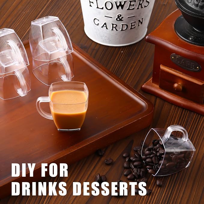 Amyhill 100 Pcs Mini Disposable Tea Cups