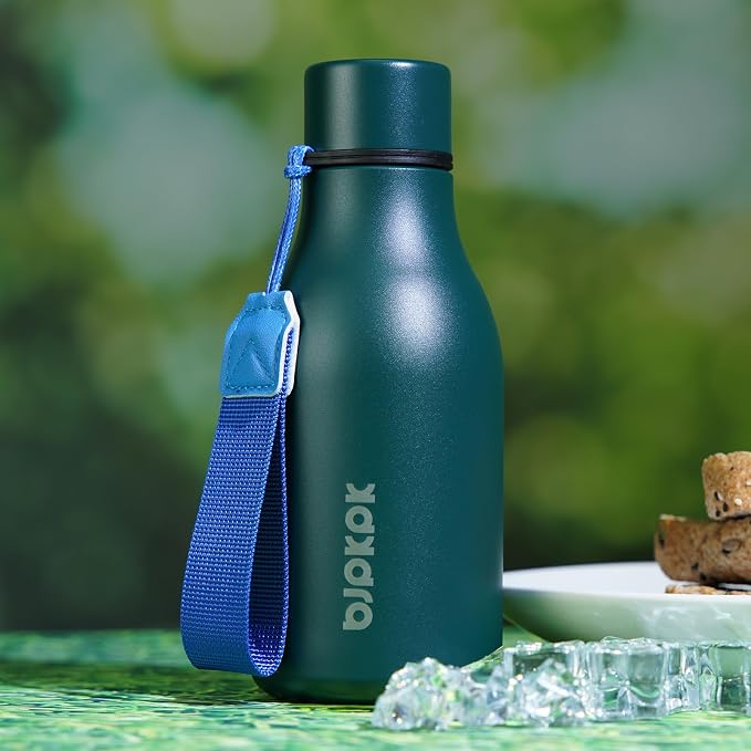 BJPKPK 12oz Insulated Water Bottle, Stainless Steel Bottle