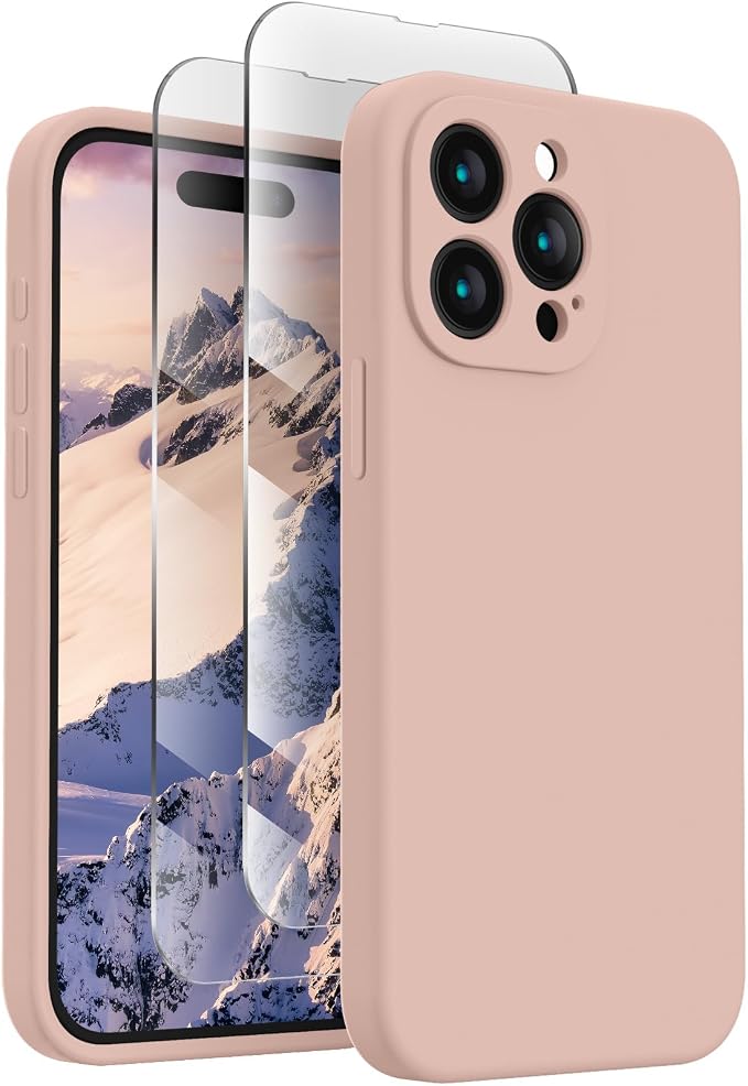 FireNova Designed for iPhone 15 Pro Max Case, Silicone Upgraded Phone Case with