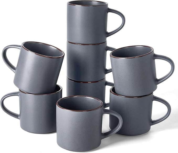 famiware Coffee Mugs Set of 8, Nebula 14oz Coffee Mugs Ceramic Cup Set |