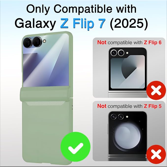 STORMTAL for Samsung Galaxy Z Flip 7 Case, Hinge Protection, Built-in Screen
