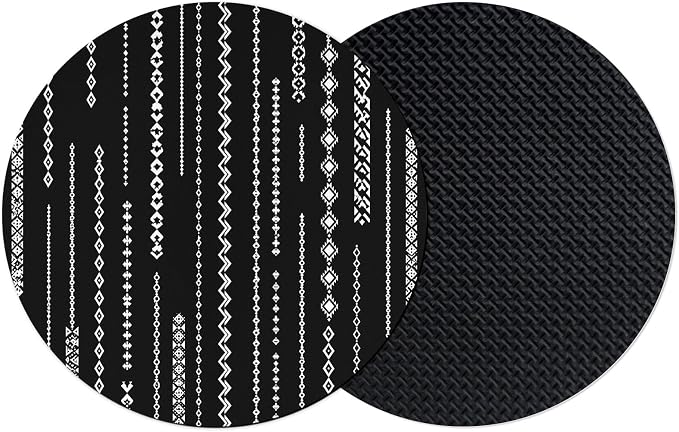 Contemporary Geometric Coasters Set of 2, Absorbent Coasters
