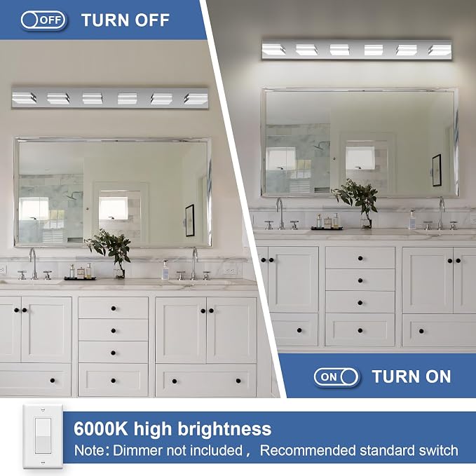 Modern LED Bathroom Lights Fixtures