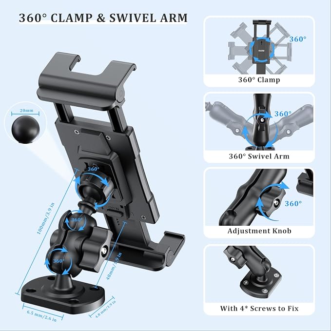 OHLPRO Tablet Wall Mount Holder