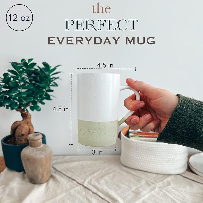 MORA Ceramics 12oz Coffee Mug Set of 4