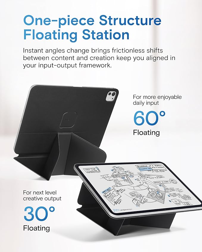 MOFT Dynamic Folio Case for iPad mini 7 A17 Pro, iPad mini 6, Silm Magnetic
