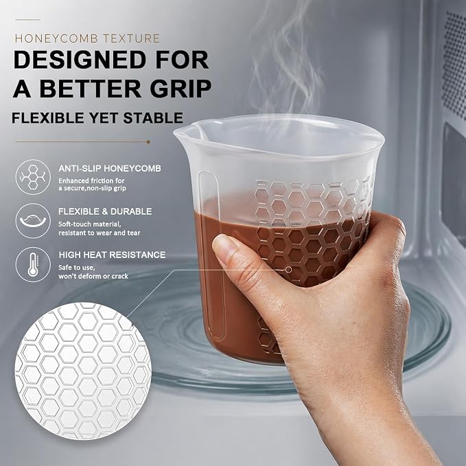 Palksky Silicone Measuring Cups Set