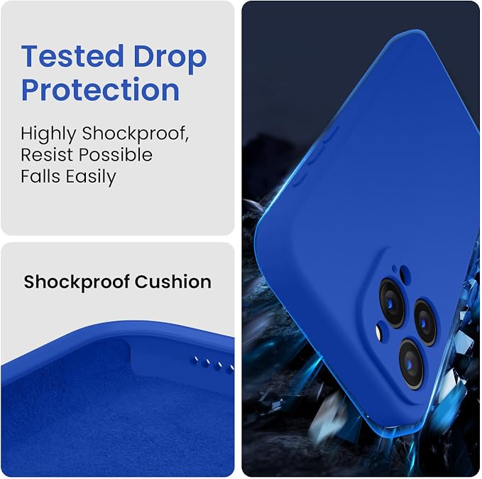 FireNova Designed for iPhone 15 Pro Max Case, Silicone Upgraded Phone Case with