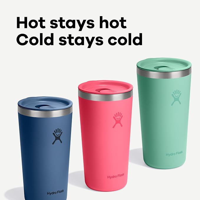 Hydro Flask All Around Tumbler Press-In Lid, Insulated Travel Mug, Stainless