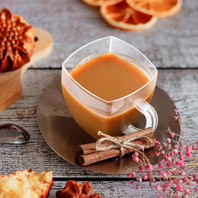 Amyhill 100 Pcs Mini Disposable Tea Cups