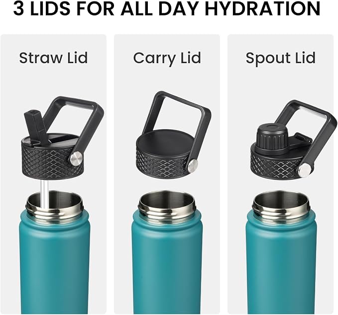 Konokyo 40 oz Insulated Stainless Steel Water Bottle