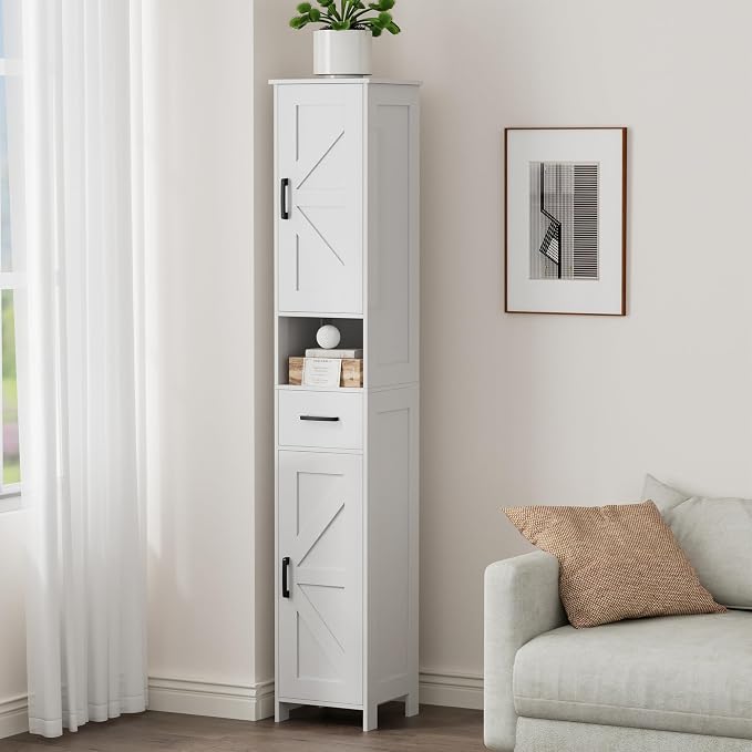 67" H Tall Bathroom Storage Cabinet