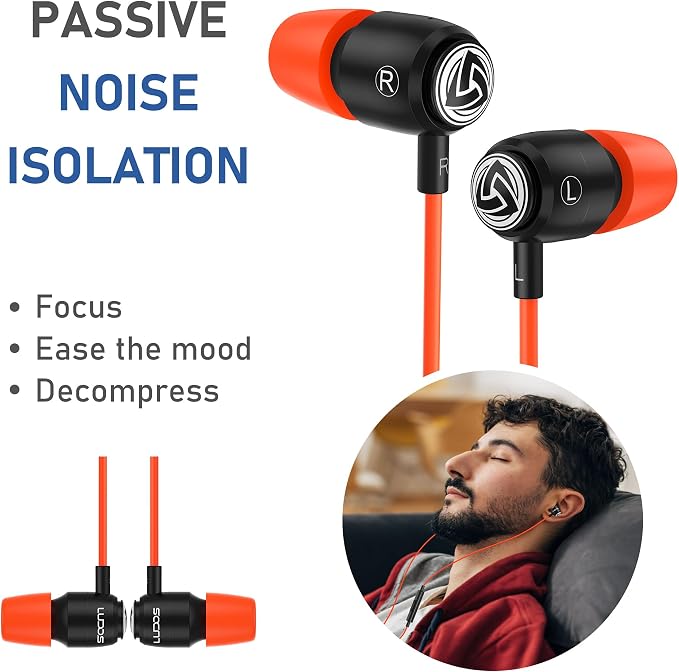 LUDOS Clamor USB C Headphones for iPhone 16 15 Pro Max Plus iPad Pro, 5 Years