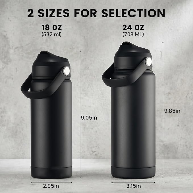 Fijinhom 24 oz Insulated Water Bottle
