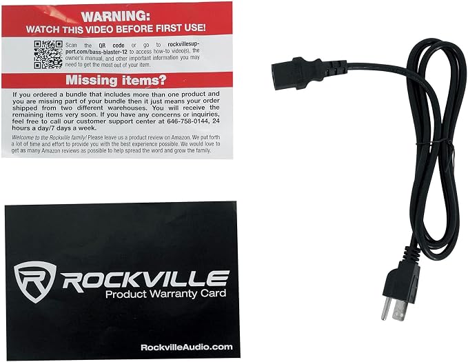 Rockville BASS Blaster 12 800W Powered Home Audio Subwoofer, Adjustable