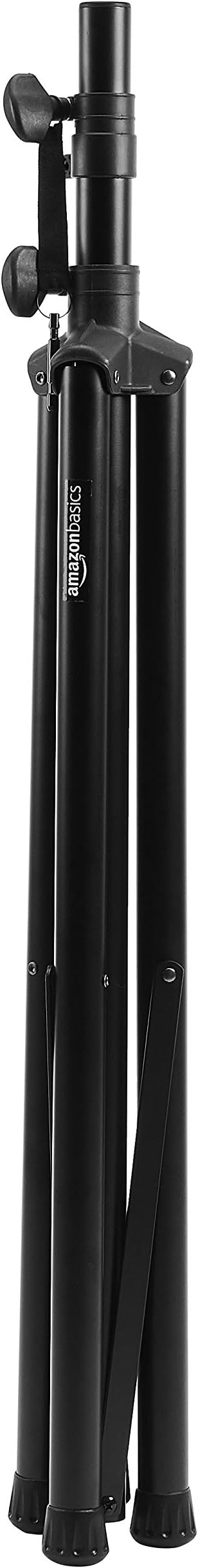 Amazon Basics Speaker Stand, Holds up to 99.2 lbs, Adjustable Height 52" to 73"