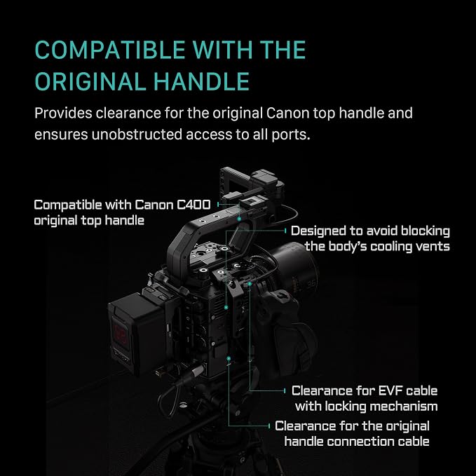 Tilta Camera Cage Advanced Kit for Canon C400 | Includes Full Cage, Rear