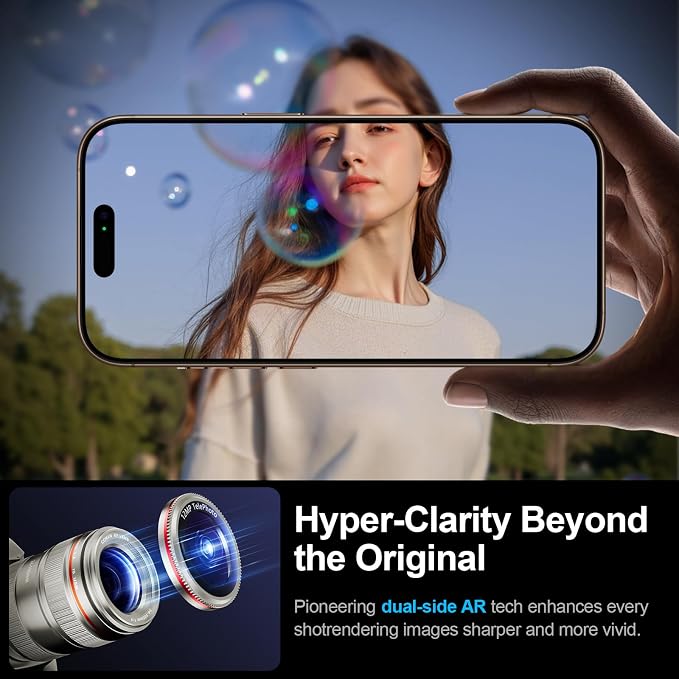 X-it 2 Pack Camera Lens Protector, Shatterproof Protection Anti-Scratch Ultra
