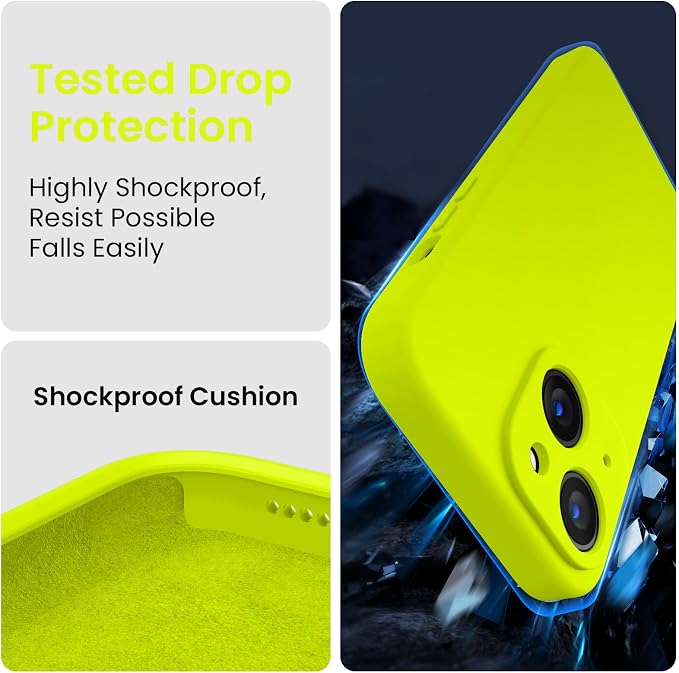 FireNova Designed for iPhone 15 Case, Silicone Upgraded Phone Case with