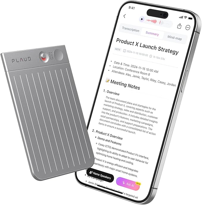 Plaud Note AI Voice Recorder Black
