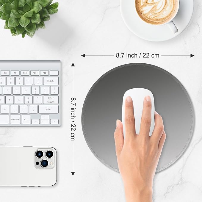 ITNRSIIET Mouse Pad Non-Slip Rubber Base Smooth Surface Stitched Edges