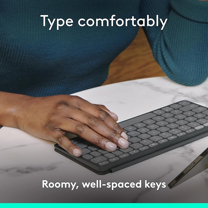 Logitech Keys-to-GO 2 Portable Bluetooth Tablet Keyboard
