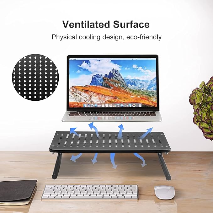suptek Monitor Stand Riser for Computer, Notebook and All Flat Screen Display