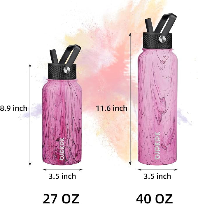 BJPKPK 40oz Insulated Water Bottle