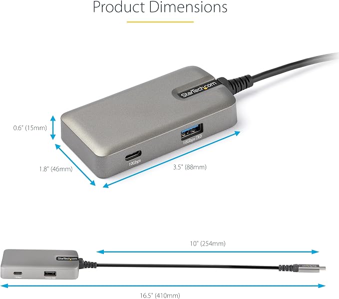 StarTech.com USB C Multiport Adapter